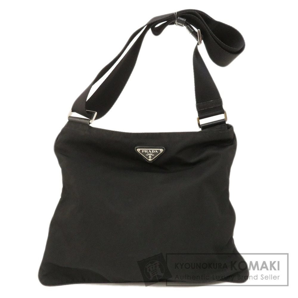 Prada Tessuto crossbody shoulder bag Black